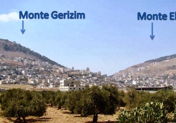 El Monte Grizim y el Monte Eival