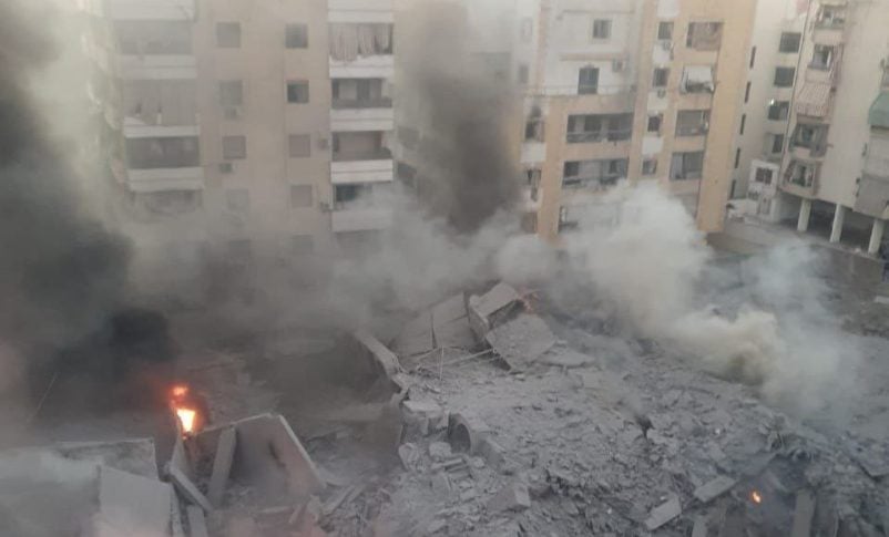 R-dio Jai_Contundente ataque al cuartel general de Hezbollah-Nasrallah estaría herido