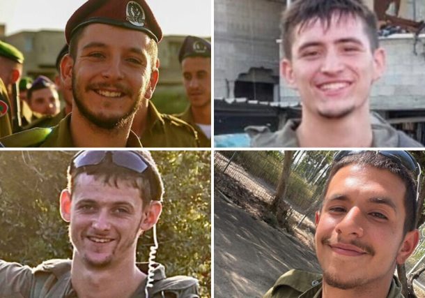 Radio Jai: Fdi anuncia la muerte de 4 soldados caídos en batalla en Gaza: Yoni, Nisim, Aviv y Naor