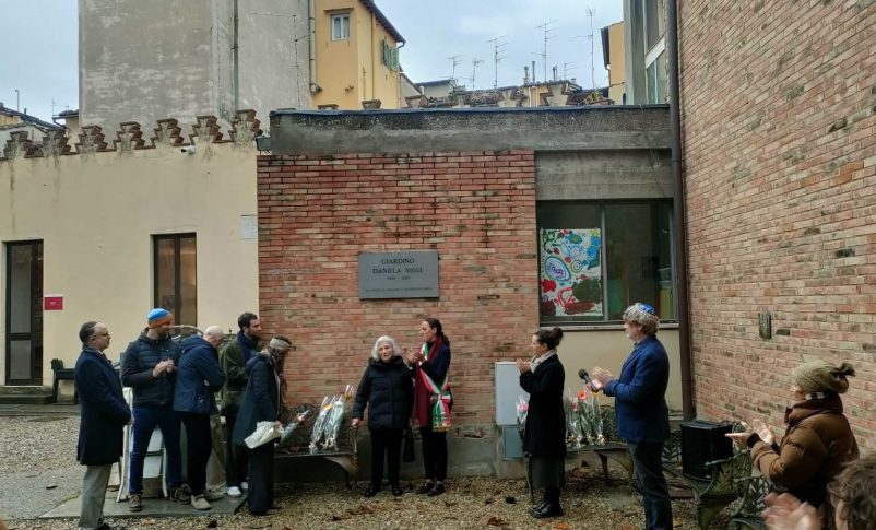Radio Jai-Florencia – El jardín de la sinagoga lleva el nombre de Daniela Misul