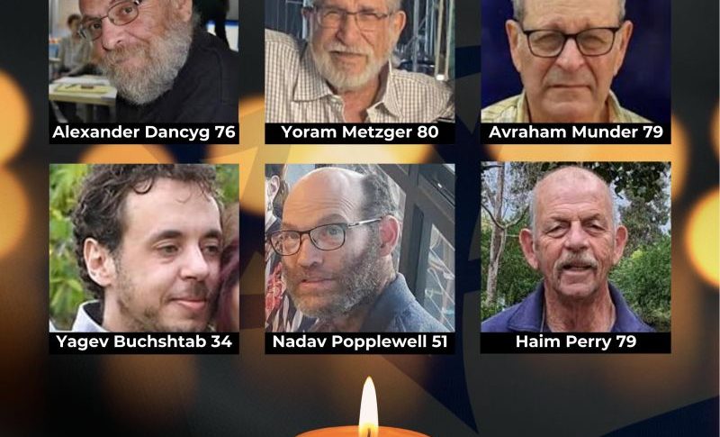 Radio Jai-Declaración del portavoz de las IDF sobre la muerte de los seis rehenes en Gaza