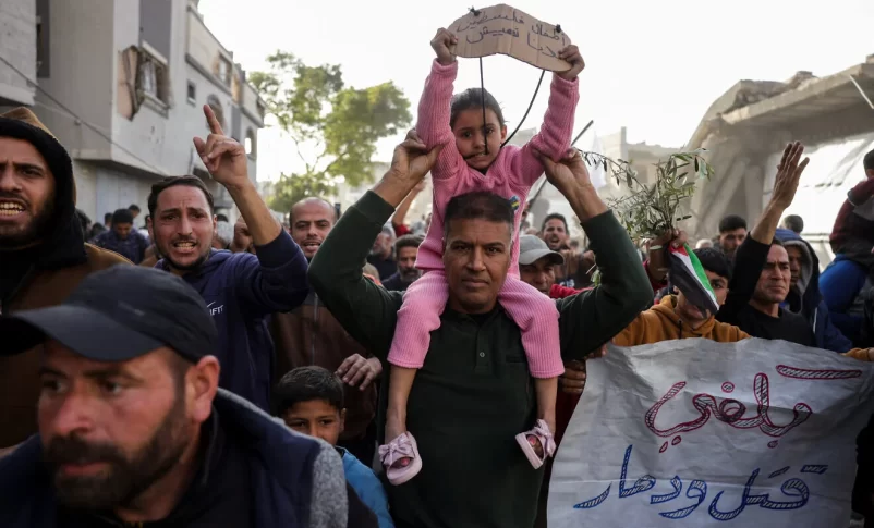 Radio Jai-Estallan protestas en Gaza mientras los palestinos exigen la renuncia de Hamas