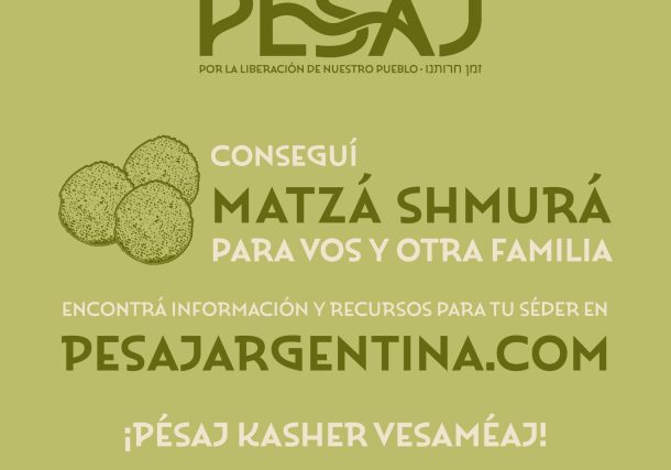 Radio Jai-Pésaj: Conseguí Matzá Shmurá para vos y otra familia