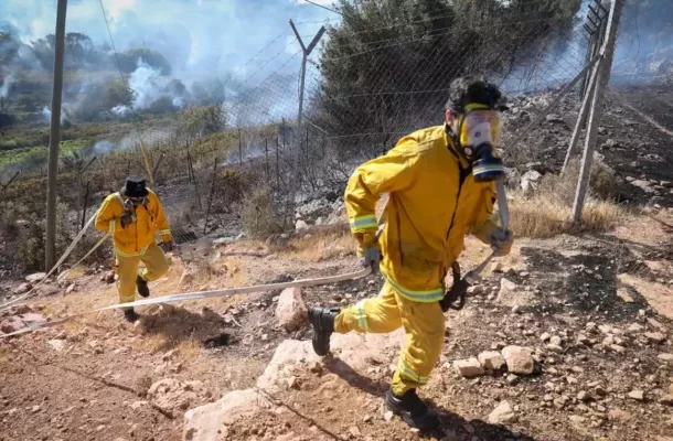 Radio Jai-Israel combate uno de los incendios forestales más intensos de los últimos años