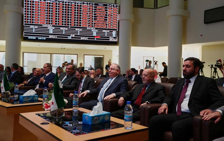 Radio Jai-La bolsa de valores de Damasco reabre en otra señal de la reconstrucción de Siria