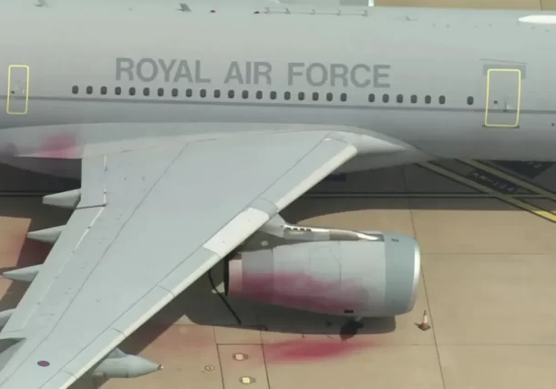 Radio Jai-Activistas pro-palestinos se infiltraron con éxito en una base de la Real Fuerza Aérea británica y vandalizaron aviones de reabastecimiento Voyager