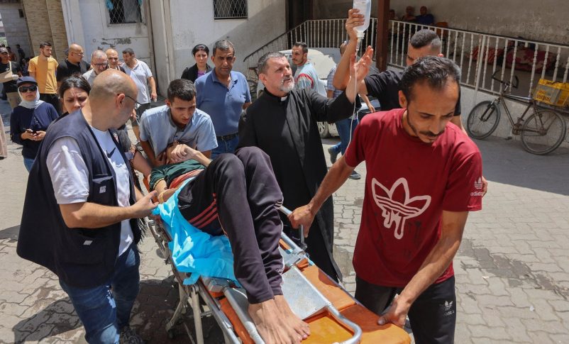Radio Jai-Tzáhal: La iglesia de Gaza fue alcanzada por error por la metralla de los tanques; Lamentamos los daños no intencionales causados a la población civil