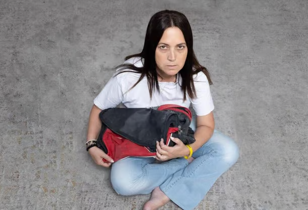El bolso de Matan Agrest encontrado en Gaza