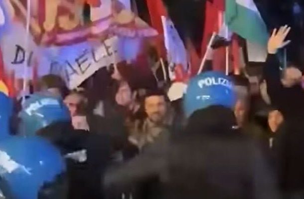 Radio Jai-La policía italiana se enfrenta a manifestantes antiisraelíes cerca de la embajada israelí en Roma