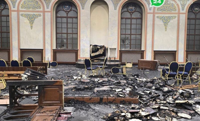 Radio Jai-Sinagoga histórica ucraniana incendiada