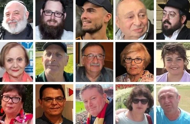 Radio Jai: Las 15 personas que mataron en el ataque terrorista del 14 de diciembre en la celebración de Bondi Beach Hanukkah . Januca