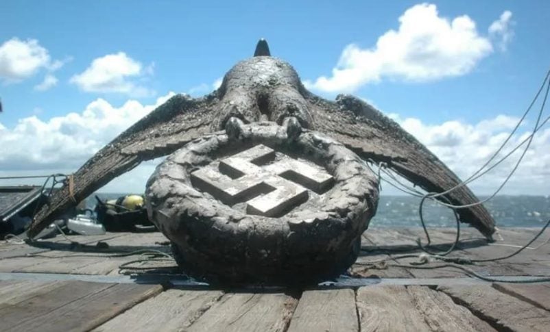 Radio Jai: Buscan exponer en la Isla Gorriti de Punta del Este el símbolo nazi del Graf Spee