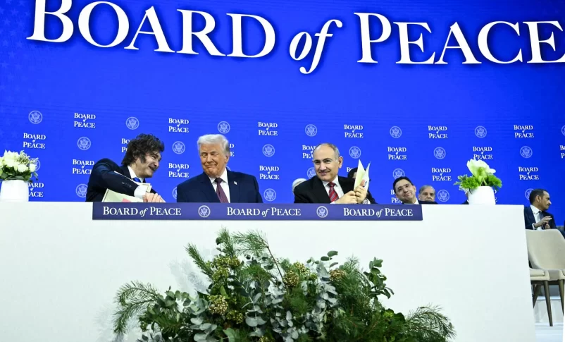 Radio Jai-Trump inauguró la ceremonia de la Junta de Paz en Davos