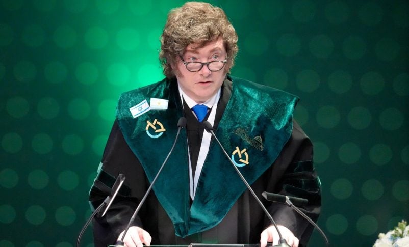 Radio Jai-El Presidente Milei recibió un Doctorado Honoris Causa de la Universidad Bar-Ilan