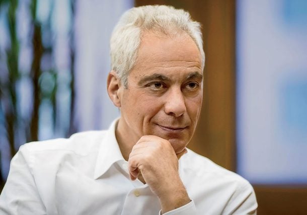 Radio Jai-Rahm Emanuel se une a las llamadas para poner fin a la 'ayuda financiera' estadounidense a Israel