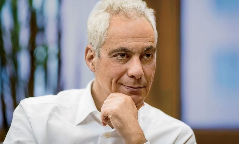 Radio Jai-Rahm Emanuel se une a las llamadas para poner fin a la 'ayuda financiera' estadounidense a Israel
