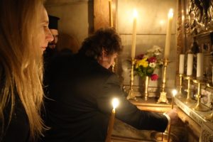 Radio Jai: El Presidente Milei rindió homenaje al Papa Francisco en el Santo Sepulcro