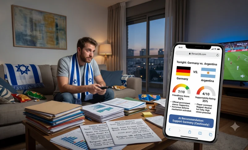 Radio Jai-"¿Quién nos odia menos?": La app que ayuda a los israelíes a elegir equipo en el Mundial